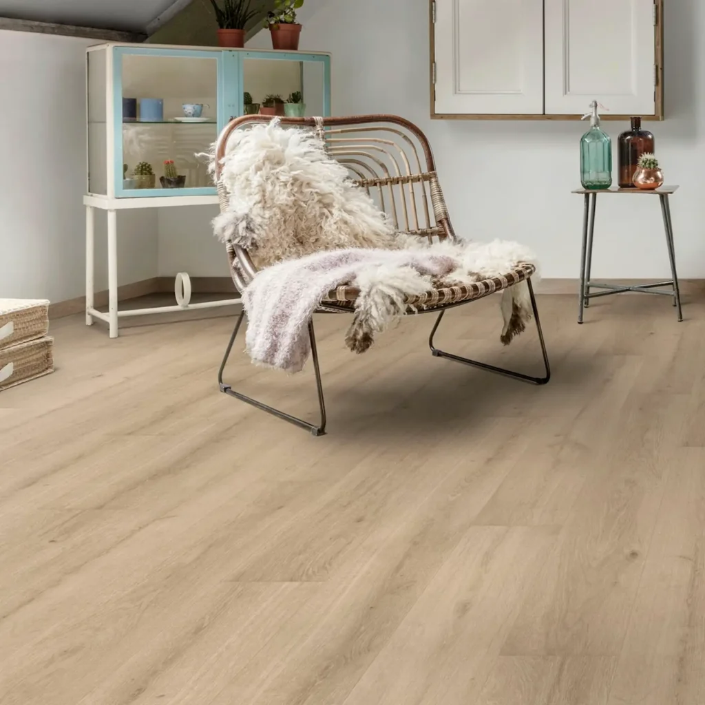 Floorify f050 cremant woonkamer - PVC en Laminaat