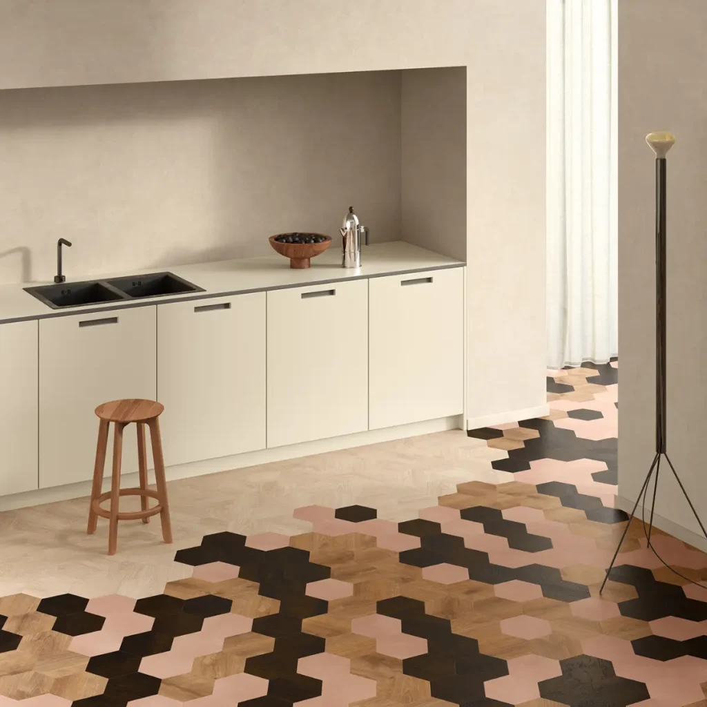 Moduleo Hexagon Mono 616 en Hexagon Trio 626 Moods - PVC en Laminaat Utrecht